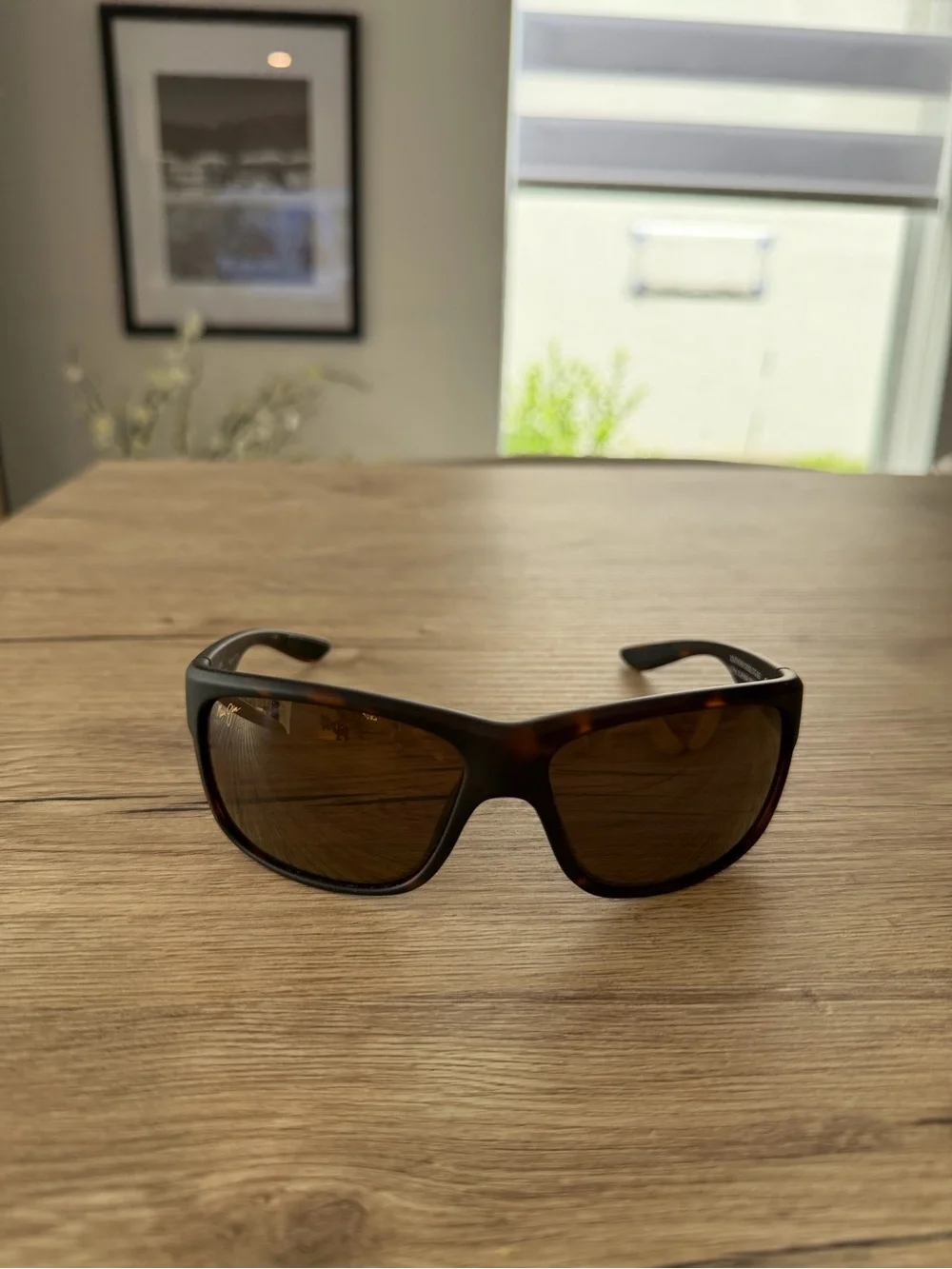 Maui Jim SOUTHERN CROSS Matte Tortoise POLARIZED Bronze GLASS Sunglass 815-10MR